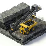3D truck with coal