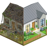 3D turnaround house