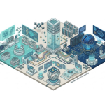 3D isometric modern Healtcare