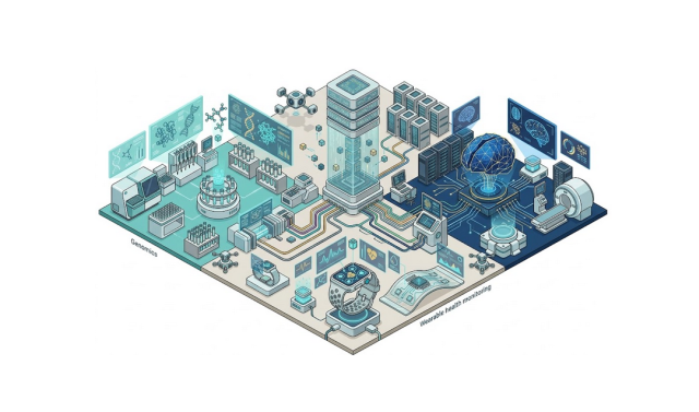 3D isometric modern Healtcare
